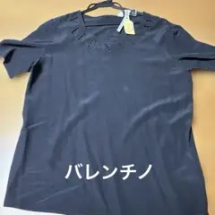 バレンチノ　黒　トップス　半袖　夏　薄手　インナー