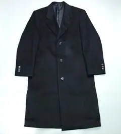 3044 美品 ウィンドアーマー カシミヤ100％ チェスターコート メンズ M