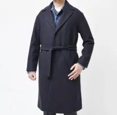 HEVO メルトンベルテッドコート 44
