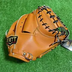 タグ付き 高校野球対応 硬式用 プロステイタス ZETT キャッチャーミット