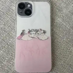 iPhone14ケース　クリアケース　イラスト　女の子　新品　未使用