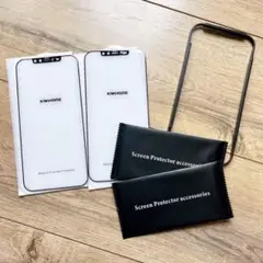 2枚❣️ iphone 12 ガラスフィルム 全面 保護 フィルム 指紋防止