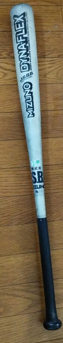ミズノ 軟式用 DYNA-FLEX J.S.B.B 78.バット中古品