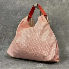 ゲラルディーニ　ワンショルダーバッグ　ナイロン　レザー　メッシュ　レッド　赤