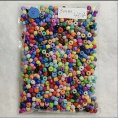 [8] ガラスシードビーズ 3mm 40ｇ