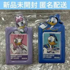 ドナルド デイジー トレカケース ディズニー インスタントフォトキーホルダー