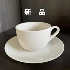 【新品】白磁ホワイト カップとソーサー セット