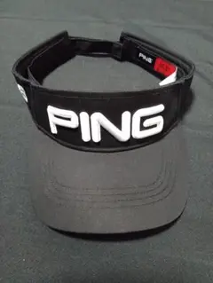 PING 黒 バイザー