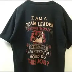 Hanes ヘインズ バックプリント Tシャツ 黒 M 海外古着