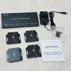 ☆ 4HDMI 出力HDMI 分配 エクステンダー EX714 単電源