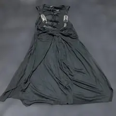 ノースリーブ　ジャニス　黒　ブラック