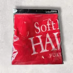SoftBank Hawks ビッグタオル 赤