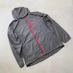 Under Armour ジャケット フード付き フルジップ グレー XXL