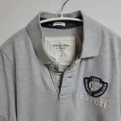 Abercrombie & Fitch ポロシャツ S グレー