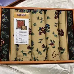 【箱有】KENZO 花柄クッションカバー 55×59cm