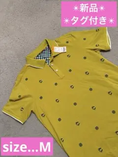 ✴︎新品タグ付き✴︎ ルイカステル　メンズ　半袖ポロシャツ　M ゴルフ　ウェア