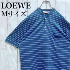 さわ イタリア製 LOEWE ロゴ 刺繍 ポロシャツ L ネイビー 紺 LOEWE（ポロシャツ）のフリマアイテム一覧