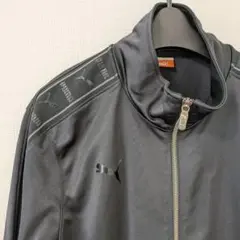 極美品　PUMA　プーマ　ジャージ　ジャケット　ブラック　サイズO