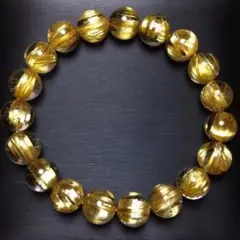 ⭐︎【天然】タイチンルチルクオーツ ブレスレット 10.5mm
