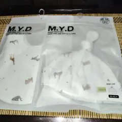 M.Y.D ベビーキャップとビブセット　新品未開封　送料無料　 匿名発送