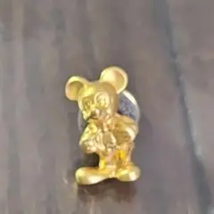 ミッキーマウス ゴールド ピンバッジ