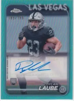 DYLAN LAUBE RC! 2024 TOPPS CHROME AUTO