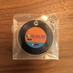 スヌーピー ファンクラブ PEANUTS レコード型キーホルダー