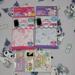 リトルツインスターズ　マイメロディ　スマホクリーナー　レンズクリーナー　セット