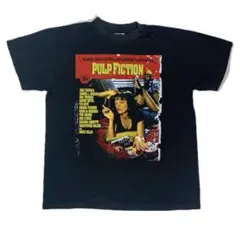 12244 パルプフィクション 映画 ユマ・サーマンプリントTシャツ 両面 XL