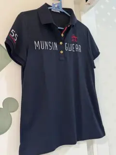 Munsingwear ネイビー ポロシャツ 55、Lサイズ、即購入可