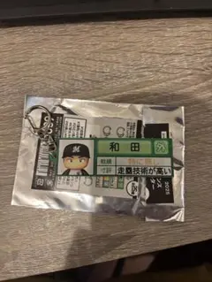 千葉ロッテマリーンズ　和田康士朗選手アクリルキーホルダー　パワプロコラボ