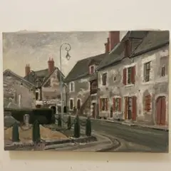 杉本好守　原画　フランス風景画 杉本好守 原画 フランス風景画