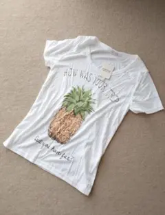 新品タグ付き RELACHE パイナップルTシャツ