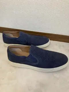 VINCEネイビー スエード風 スリッポン 28cm