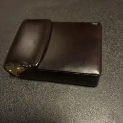 黒レザータバコケース
