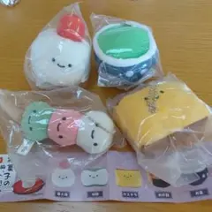 にっこりーノ　和菓子のぬいぐるみ2　4個セット