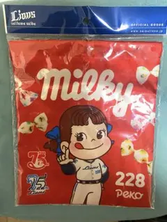 ライオンズ　ぺこちゃん　巾着
