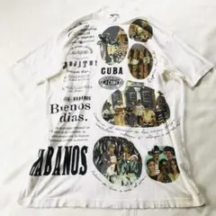 トクコプルミエヴォル 半袖チュニック ロングTシャツ キューバ柄