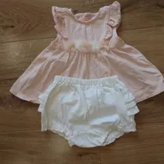 プティマイン　ノースリーブ　ショートパンツ　セット　80センチ