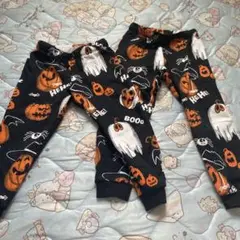 エイチアンドエム ハローウィン 裏起毛スウェットパンツ 兄弟 姉妹 お揃い