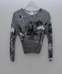 トップス MASU POPCORN SWEATSHIRTS 22ss size46 Masu Marriage Popcorn Sweatshirt - Light Grey | Garmentory