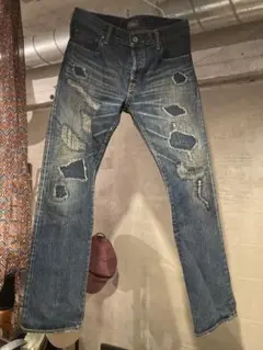 WHITE LINE REPAIR DENIM 46 ホワイトライン