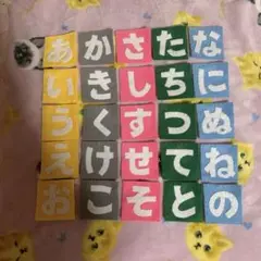 ★フェルトひらがなカード ★知育玩具 ★保育 ★モンッテソリー ★勉強
