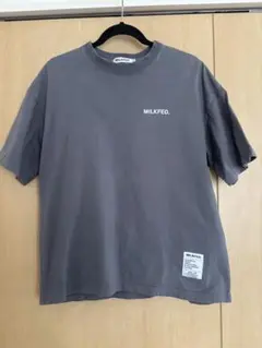 MILKFED ミルクフェド Tシャツ ロゴ グレー S