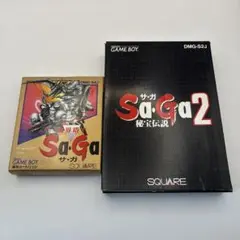 0653 ゲームボーイ　SAGA 魔界塔士　秘宝伝説　箱付き