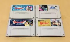 【スーパーファミコンソフト4本セット・任天堂・ファミコン】mab