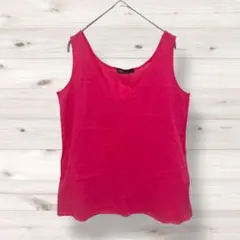 アンクワイエット　ピンク　タンクトップ　差し色　原色カラー 939T
