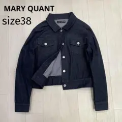 MARY QUANT LONDON デニム ライダースジャケット y2k 黒 M 2025年最新】MARY QUANT レディース Gジャン・デニムジャケット