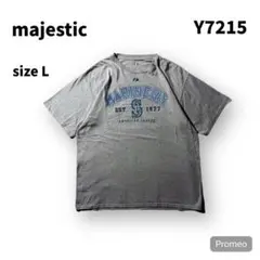 【即購入OK】majestic　MARINERS 半袖Tシャツ　サイズL グレー