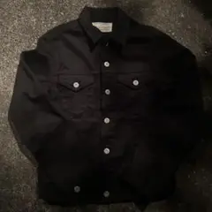 00s archive BLACK denim jacket grunge
